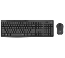 Logitech MK295 Silent Bezvadu Komplekts Tastatūra un Pele QWERTY (920-009810)