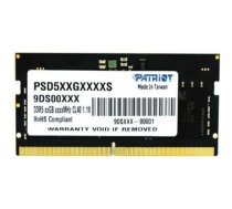 Patriot Signature Line DDR5 SO-DIMM RAM Operatīvā atmiņa 32GB / 4800MHz / DDR5 / CL40 / 1.1v (PSD532G48002S)