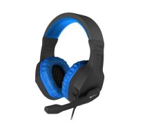 Natec Genesis Argon 200 Spēļu Austiņas Datoram Ar Mikrofonu Melnas-Zilas (NSG-0901)