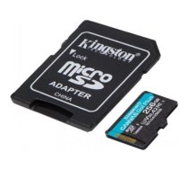Kingston microSDXC Canvas Go! Plus Gen4 Atmiņas karte 256GB A2 U3 V30 + adapter (SDCG4/256GB)