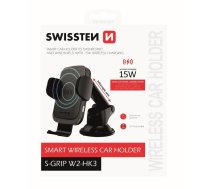 Swissten W2-HK3 Universāls Turētājs ar Bezvadu Uzlādi 15W viedtālrunim (W2-HK3)