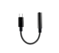 Mocco USB-C to AUX 3,5mm (analog) Audio adapteris telefoniem (MO-AD-USBC2AUXANA-BK)