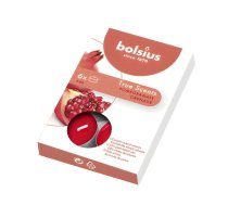 Bolsius True Scents Aromātiskās Tējas Sveces Granātābols 6gab (37941515)