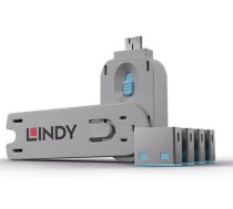 Lindy Porta Bloķētājs + Atslēga USB Type-A 4gab (40452)