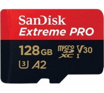 SanDisk Extreme PRO 128GB MicroSDXC Atmiņas karte (SDSQXCD-128G-GN6MA)