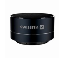 Swissten Bluetooth Bezvadu Skaļrunis ar Micro SD / Telefona Zvana Funkcija / Metāla Korpus / 3W (i-METAL-BK)