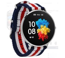 Garett Smartwatch Verona Silver Marina Sieviešu viedpulkstenis AMOLED / Bluetooth / IP67 / GPS / SMS (VERONA_SREB_MARI)