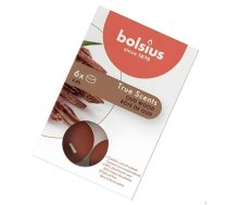 Bolsius True Scents Aromātiskās Tējas Sveces Oud Wood 6gab (37941570)