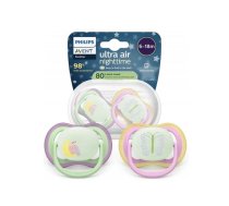Philips Avent Ultra Air Night Zīdaiņu Māneklīši 6-18m 2pcs (SCF376/29)
