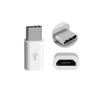 Mocco Universāls Adapteris Micro USB uz Type-C USB Savienojums (MC-AD-TYPECM-WH)