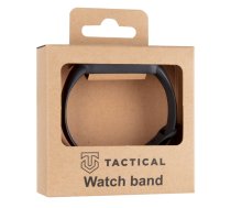 Tactical 661 Silicone Band Viedpulksteņu siksniņa priekš Xiaomi Mi Band 5/6 / melna (TA-MI band 5001)