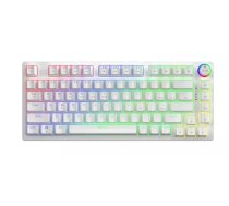 Savio Phenix WHITE GAT YELLOW Mechanical Klaviatūra Spēļu USB + Bluetooth (5901986049302)
