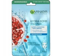 Garnier Skin Naturals Hydra Bomb Auduma sejas maska Super Hydrating + Rebalancing 28 g (3600542385329)
