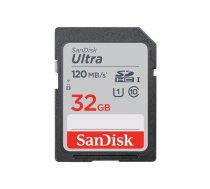 SanDisk Ultra SDHC UHS-I Klases 10 Atmiņas karte 32GB (SDSDUN4-032G-GN6IN)
