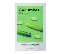 MISSHA Airy Fit Sheet Mask Cucumber 1 pc Sejas maska (8809581454712)