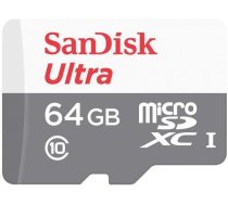 SanDisk Ultra microSD 64GB Atmiņas karte (SDSQUNR-064G-GN3MN)