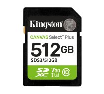 Kingston Canvas Select Plus Gen3 Atmiņas karte 512GB (SDS3/512GB)