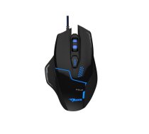 E-Blue EMS626 Mazer V2 Spēļu Datora Pele ar Papildus Pogām / LED / 2500 DPI / USB Melna (EMS626BKAA-IU)