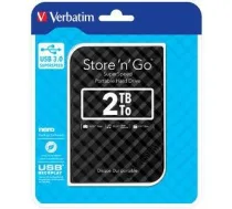 Verbatim 2TB 2.5" Store & Go GEN Ārējais cietais disks 3.0 USB (53195V)