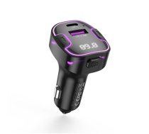 XO FM BCC12 Bluetooth FM Raidītājs MP3 Auto lādētājs 3.1A (BCC12)