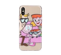 Cartoon Network Dexter Aizmugurējais Silikona Apvalks Priekš Apple iPhone XS Max Family (CA-BC-IPH-XSMAX-FA)