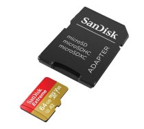 SanDisk Extreme MicroSDXC Atmiņas Karte 64GB (SDSQXAH-064G-GN6AA)