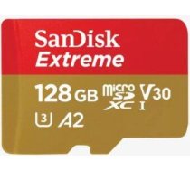 SanDisk Extreme 128GB MicroSDXC Atmiņas karte (SDSQXAA-128G-GN6MA)