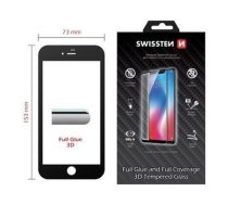 Swissten Ultra Durable Full Face Tempered Glass Aizsargstikls Apple iPhone 7 Plus / 8 Plus Melns (SW-JAP-T-3D-IPH78P-BK)