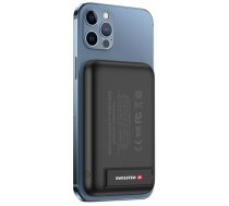 Swissten Power Banka MagSafe compatible Uzlādes baterija priekš Apple iPhone 12 / 13 / 14 / 15 sērijas 5000mAh (22013970)