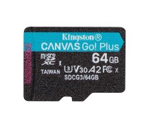 Kingston Canvas Go Atmiņas Karte 64GB (SDCG3/64GB)