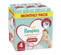 Pampers Premium Care Pants Autiņbiksītes‑Biksītes 4. Izmērs (9‑15kg) 114gab (8700216829359)