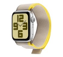 OBAL:ME Textile Strap Tekstila siksniņa priekš Apple Watch 42-49mm M-L / bēša/dzeltena (57983126808)