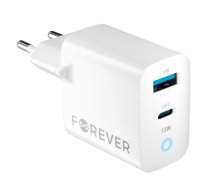 Forever TC-06 GaN Lādētājs PD / QC / 1x USB-C / 1x USB / 33W (GSM171395)