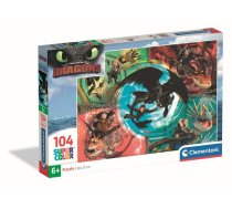 CLEMENTONI puzle How To Train Your Dragon, 104 gab., 25035