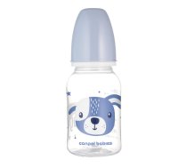 CANPOL BABIES šaura kakla pudelīte CUTE ANIMALS, 120 ml, 11/851_blu