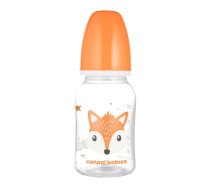 CANPOL BABIES šaura kakla pudelīte CUTE ANIMALS, 120 ml, 11/851_ora