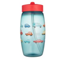 CANPOL BABIES sporta pudele ar saliekamu snīpi CARS, 400 ml, 56/618_blu