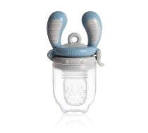 Kidsme Food Feeder bērna ēdināšanas ierīce cietiem produktiem (vidējs), Azure, no 4 mēn. (160350AZ)