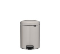 BRABANTIA atkritumu tvertne ar pedāli NewIcon, 5 l, Soft Grey (252204)