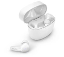 PHILIPS in-ear true bezvadu austiņas ar portatīvo uzlādes ietvaru, baltas (TAT2206WT/00)