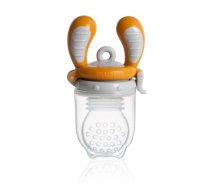 Kidsme Food Feeder bērna ēdināšanas ierīce cietiem produktiem (liels), Amber, no 6 mēn. (160337AM)