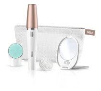 BRAUN FaceSpa 3in1 epilators +  kosmētikas somiņa (SE 851V)