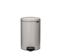 BRABANTIA atkritumu tvertne ar pedāli NewIcon, 20 l, Soft Grey (254406)