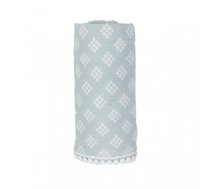 Lodger Swaddle Tribe Muslin kokvilnas autiņš, 120x120 cm, Ice Flow (SWT 105)