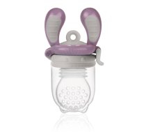 Kidsme Food Feeder bērna ēdināšanas ierīce cietiem produktiem (liels),Plum, no 6 mēn. (160337PL)