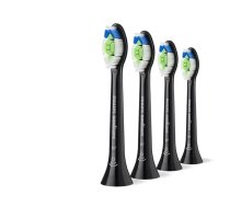 Sonicare W2 Optimal White standarta zobu birstes uzgalis, 4 gab, melns (HX6064/88)
