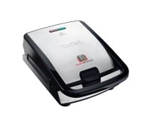 TEFAL tosteris Snack Collection, 700W, 2 maināmas plātnes, melna/sudraba (SW852D12)