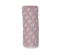 Lodger Swaddle Tribe Muslin kokvilnas autiņš, 120x120 cm, Rose (SWT 107)