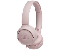 JBL on-ear austiņas ar mikrofonu , rozā (JBLT500PIK)