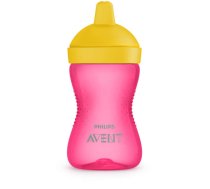 Philips Avent My Grippy mācību krūzīte ar cietu snīpi 300ml, 18M+, rozā (SCF804/04)